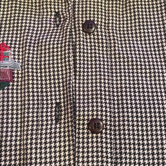 NWT Vintage Lemon Grass Studio Holiday Button Up Shirt with Snowman Design - Picture 5 of 13